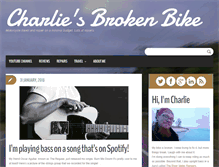 Tablet Screenshot of charliesbrokenbike.com